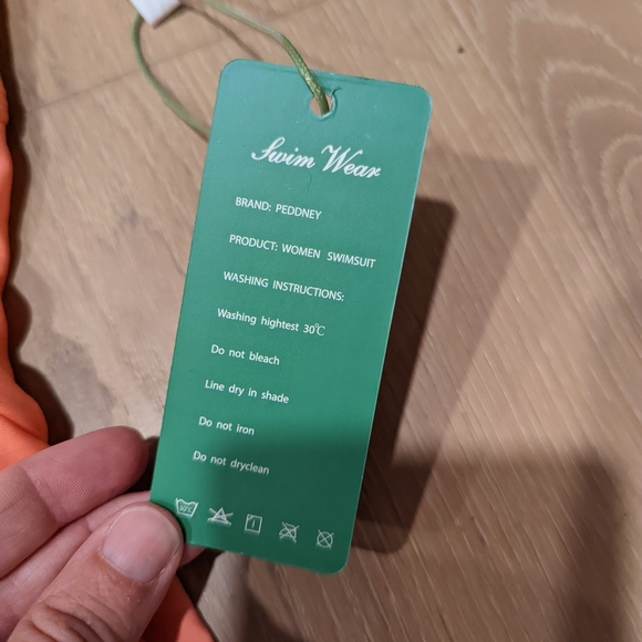 Coral Ruffled Swimsuit - Picture 5 of 8